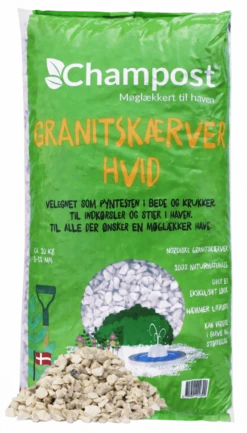 Granitskærver, Hvid 8-11 Mm BIGBAGS