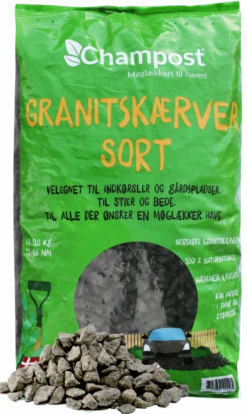 Granitskærver, Sort 11-16 Mm BIGBAGS