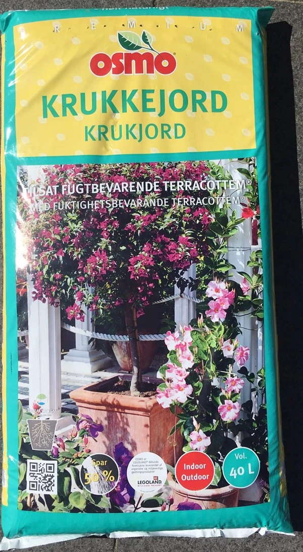 Krukkejord Med Fugtbevarende TerraCottem 1 Krukkejord Med Fugtbevarende TerraCottem